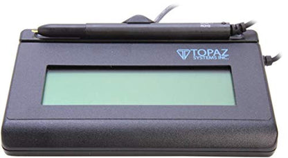 TOPAZ Topaz T L462 HSB R SIGNATUREGEM LCD 1X5 USB Signature Capture Pad (Renewed, Black, Small, Windows, macOS, E-Signature)