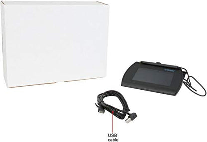 RENEWED Topaz T-LBK57GC-BHSB-R SigGem 5.7" Color Signature Pad – Dual Serial/HID USB, Backlit LCD, Includes Software – Electronic Signature Capture Device