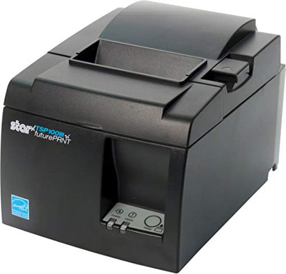 Renewed Star Micronics TSP143IIIU USB Thermal Receipt Printer with Device and Mfi USB Ports, Auto-cutter, and Internal Power Supply - Gray (Renewed)