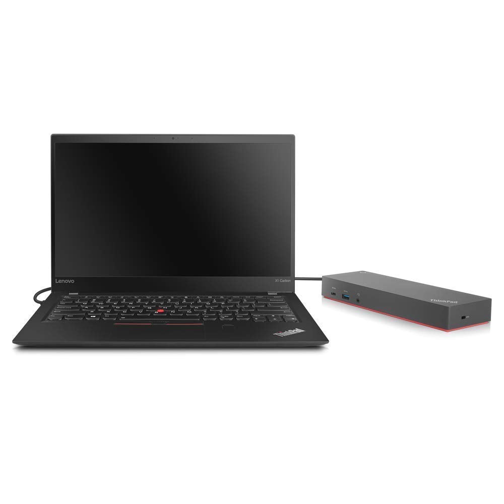 RENEWED Lenovo ThinkPad Hybrid Dock (40AF0135US) – USB-C with USB-A Compatibility, Dual 4K Display Support, 135W Power Adapter – Universal Docking Station (US Version)