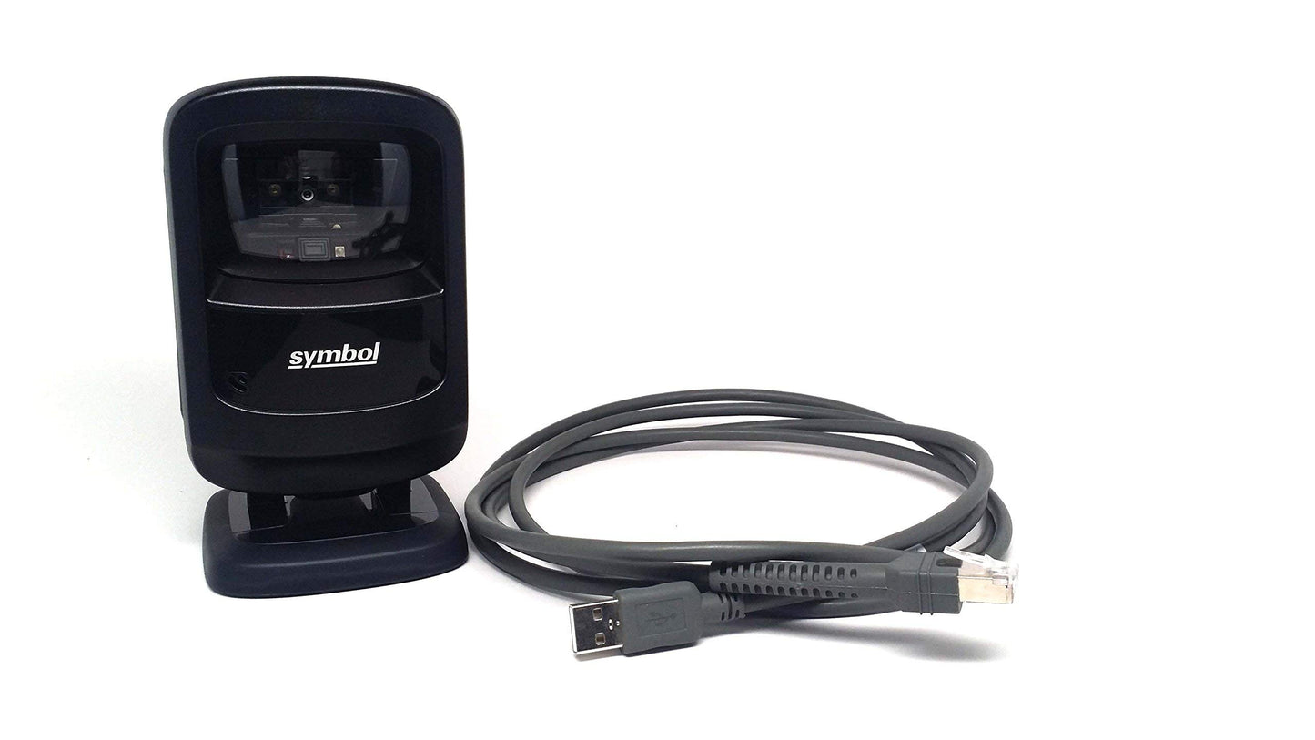 RENEWED Zebra DS9208 Hands-Free Barcode Scanner – 1D/2D Imaging, Includes USB Cable – Formerly Motorola Symbol, Desktop Mountable